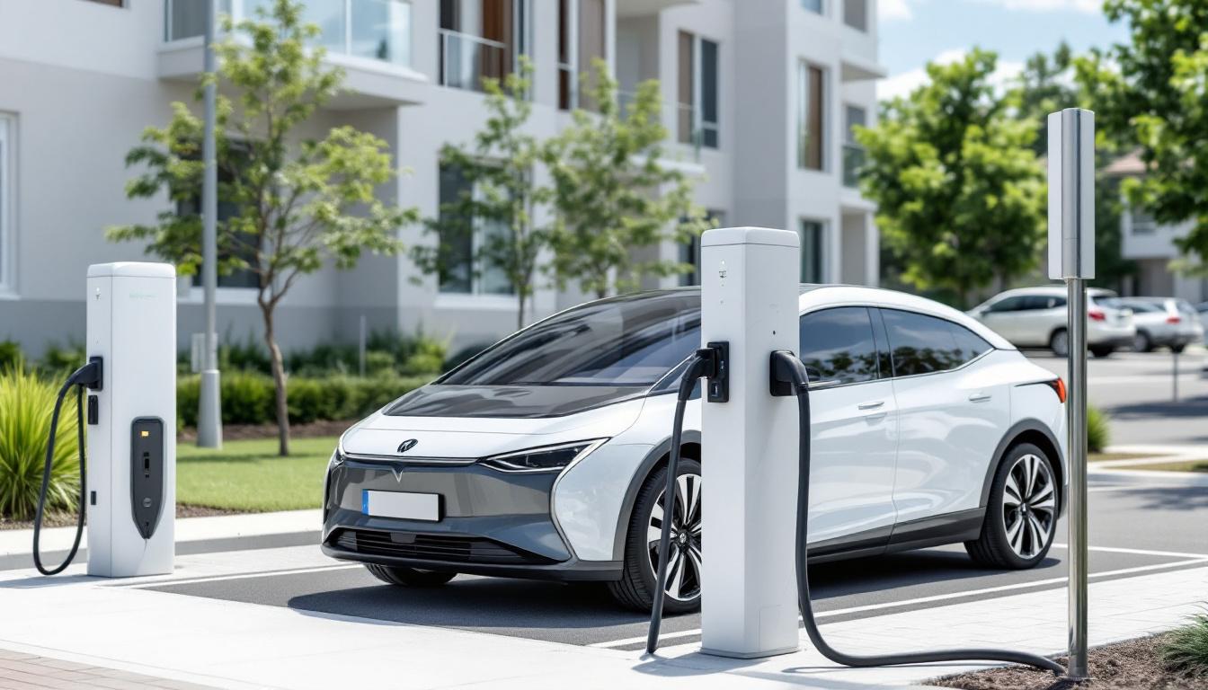 Borne de recharge copropriété
